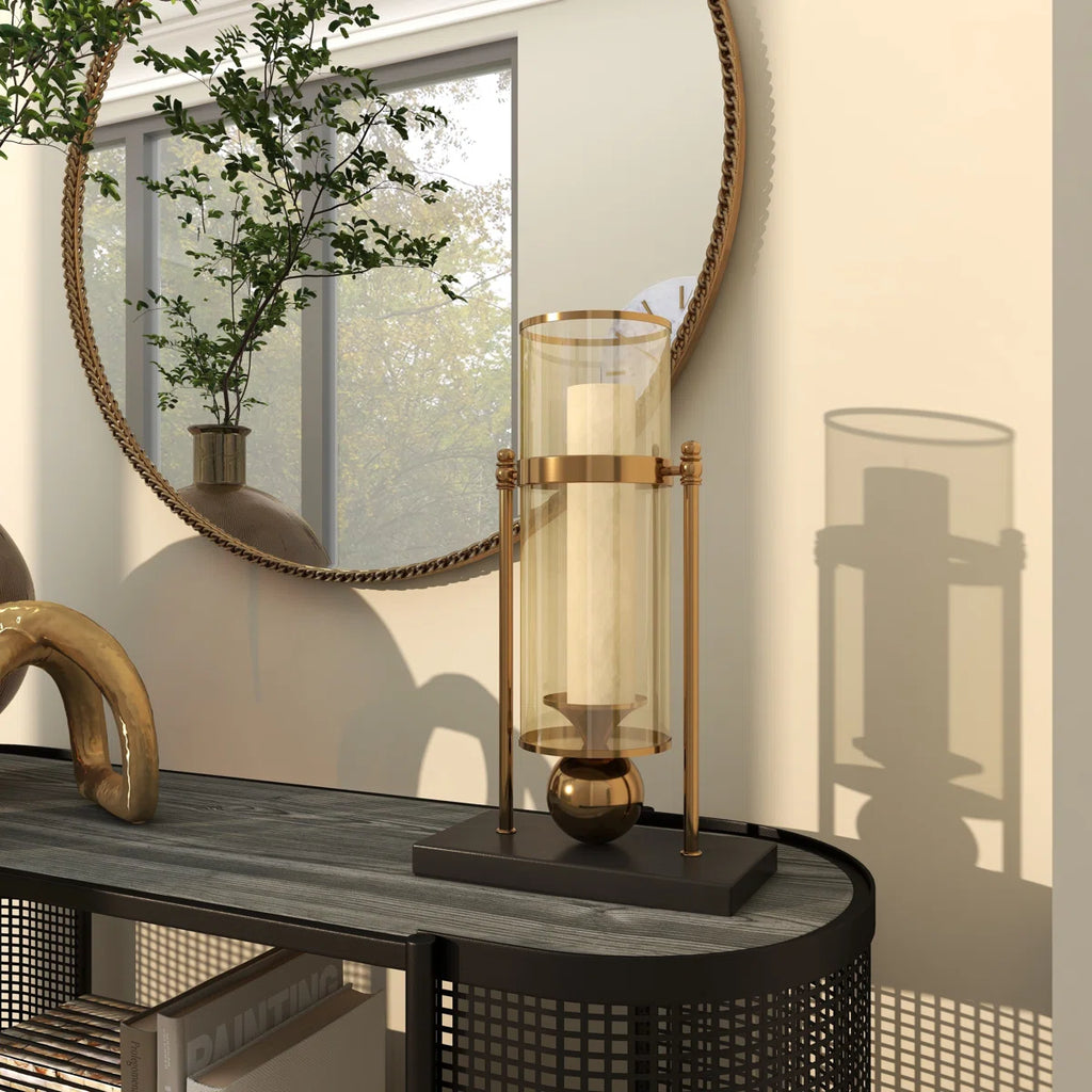 Modern Metal Abstract Candle Holder