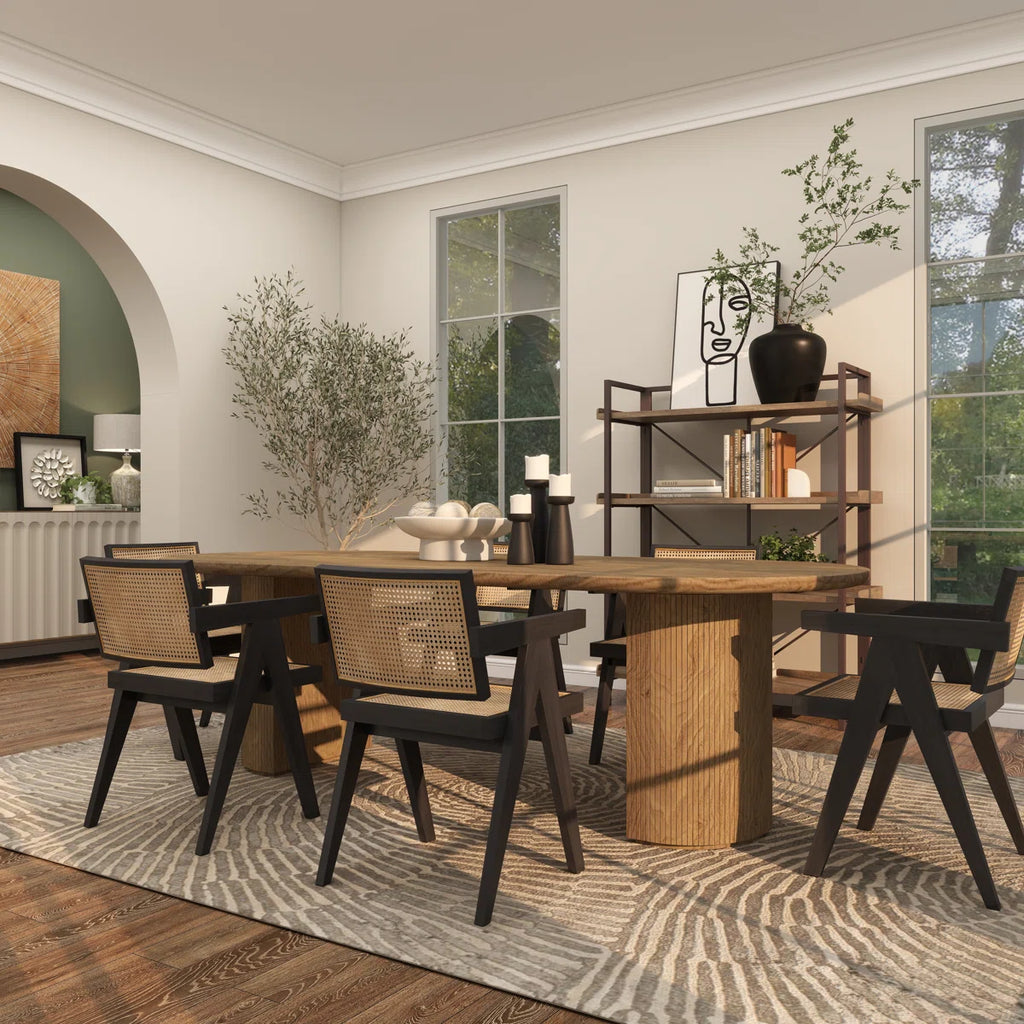 Wood Tabletop Candlestick